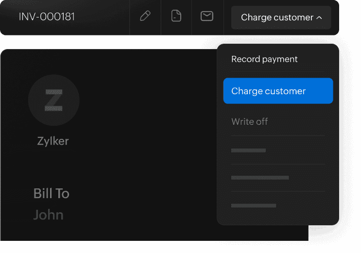 Charge customers directly